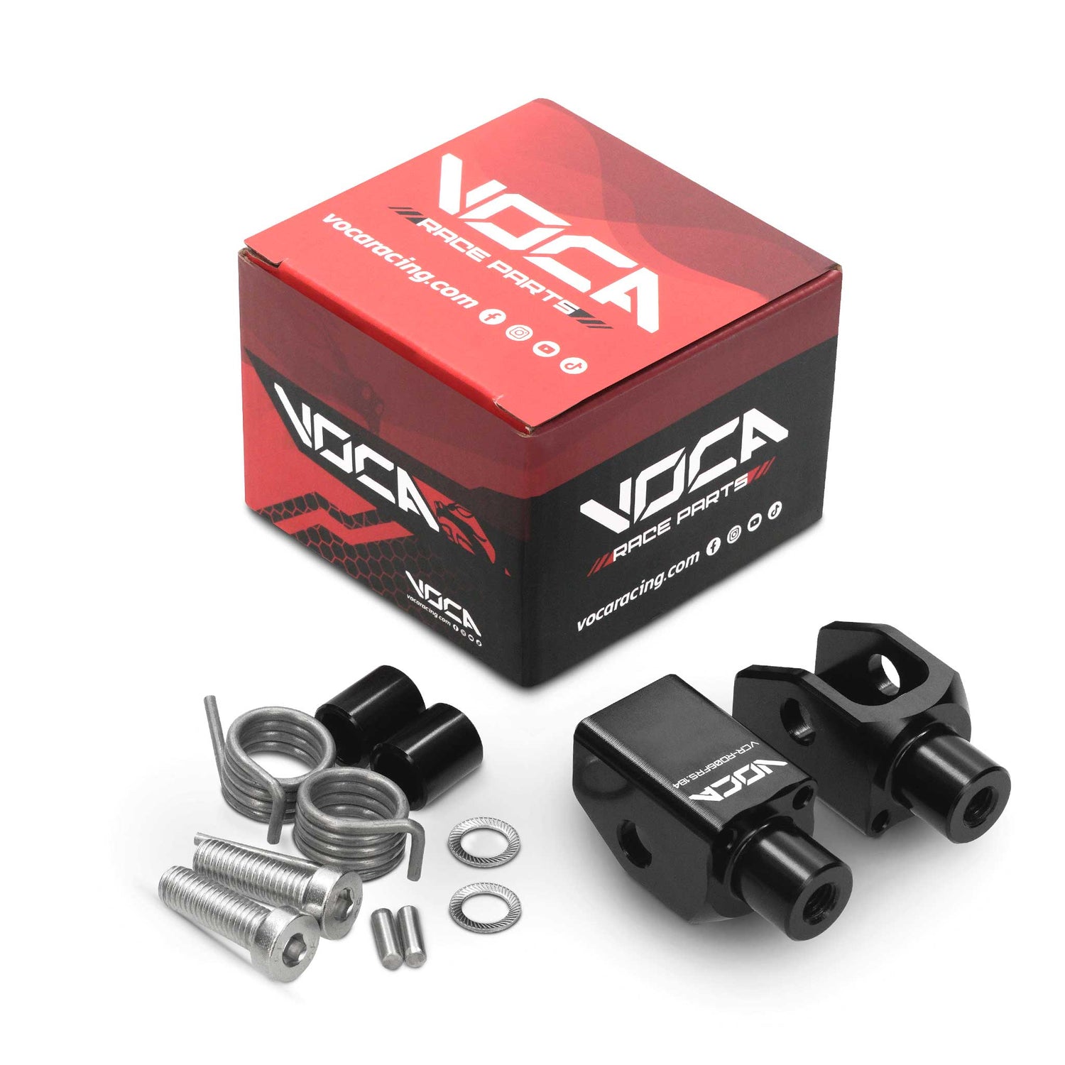 Adaptador estriberas Sherco CNC VOCA Racing