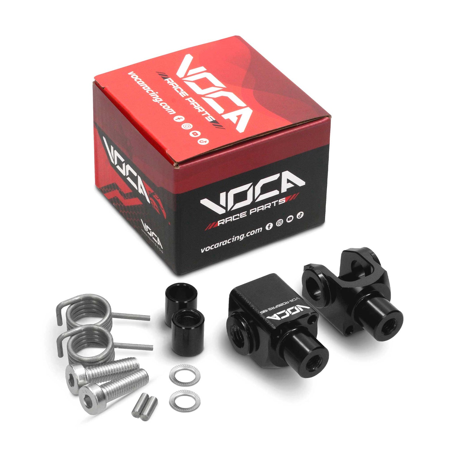 Adaptador estriberas Rieju MRT CNC VOCA Racing