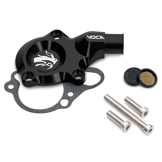 Kit tapa bomba de agua VOCA CNC Minarelli AM6 - negro VCR-RD09.AM6/BK