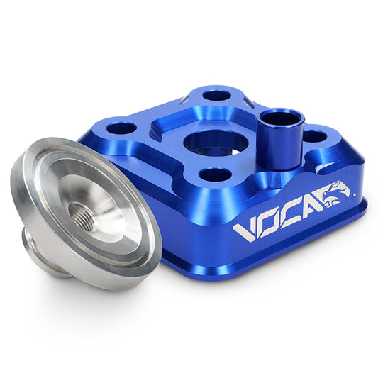 Culata modular VOCA Race Head 40mm, Yamaha DT LC/D - azul VCR-RD11DT.40/BL