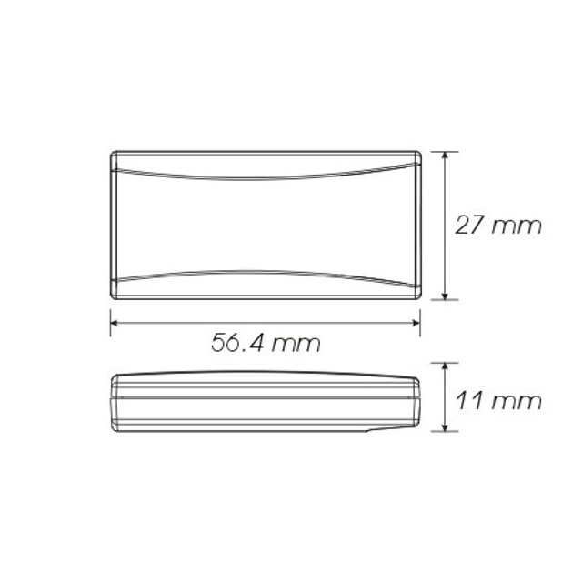 Marcador Temperatura y Voltaje Voca Racing RF Slim-Touch 0-120ºC / 8-18 V