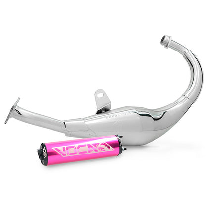 échappement Derbi Senda chromé 50/70cc VOCA (CE)