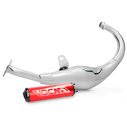 échappement Derbi Senda chromé 50/70cc VOCA (CE)