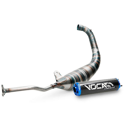Échappement VOCA Carbon Racing 80cc Yamaha TZR >2003 / Aprilia RS 99-04 - passage bas