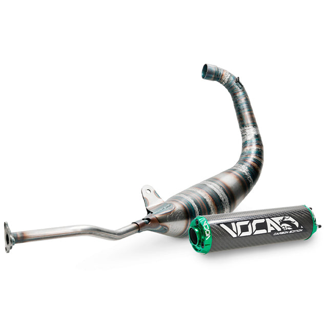 Échappement VOCA Carbon Racing 80cc Yamaha TZR >2003 / Aprilia RS 99-04 - passage bas