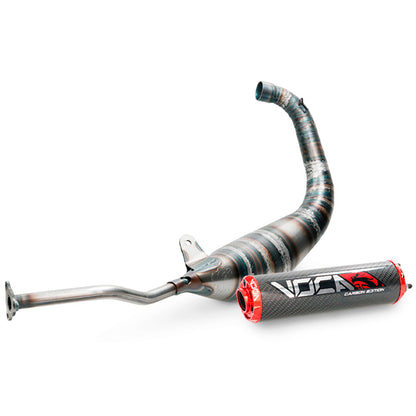 Échappement VOCA Carbon Racing 80cc Yamaha TZR >2003 / Aprilia RS 99-04 - passage bas
