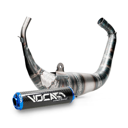 Échappement VOCA Carbon Racing 80cc Aprilia RS >2006 / Derbi GPR >2004 - passage sous selle
