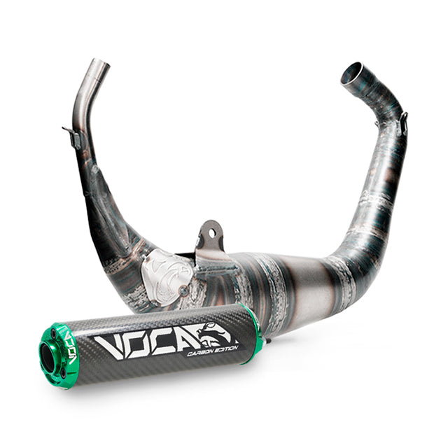 Échappement VOCA Carbon Racing 80cc Aprilia RS >2006 / Derbi GPR >2004 - passage sous selle