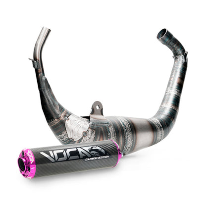 Échappement VOCA Carbon Racing 80cc Aprilia RS >2006 / Derbi GPR >2004 - passage sous selle