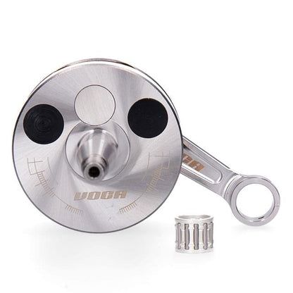 Vilebrequin Minarelli AM6 VOCA HQ Racing bielle CNC Cage à aiguilles en argent