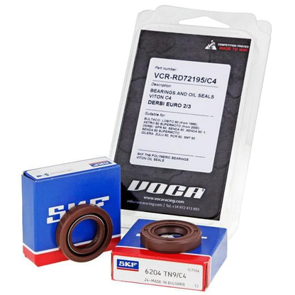 Kit rodamientos y retenes Voca C4 Viton Derbi Euro 2/Euro 3 VCR-RD72195/C4