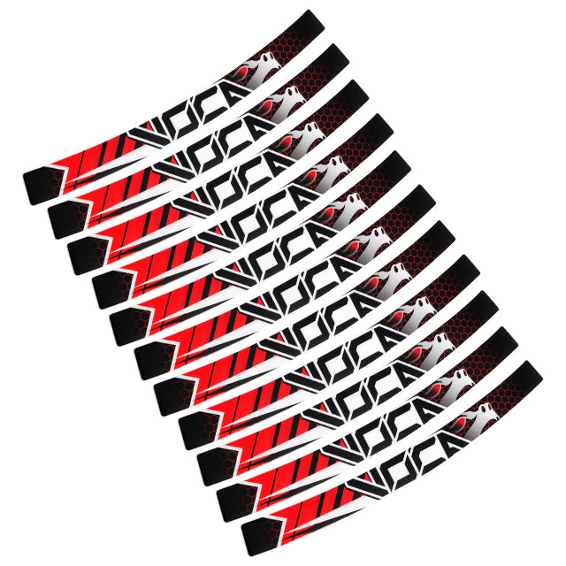 Kit vinilos para llantas marchas 50cc delantera y trasera VOCA Racing