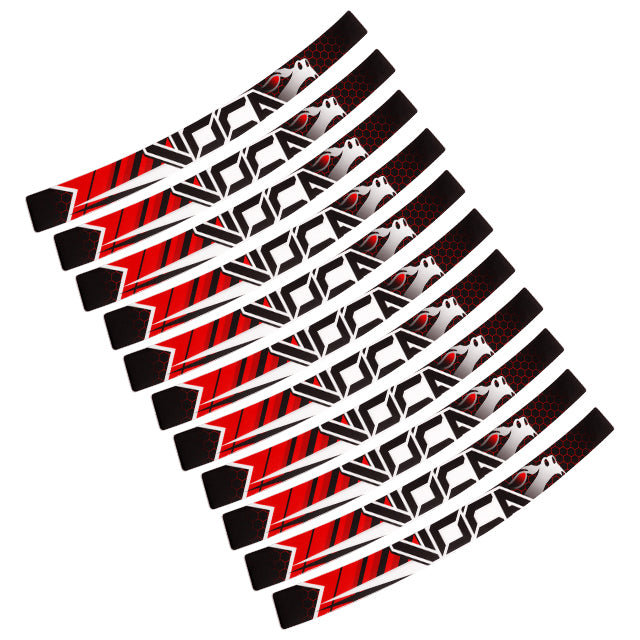Kit vinilos para llantas marchas 50cc delantera y trasera VOCA Racing