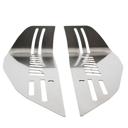 Foot rest VOCA Racing Style Division, laser cut, stainless steel, incl. screws, Yamaha Aerox / MBK Nitro