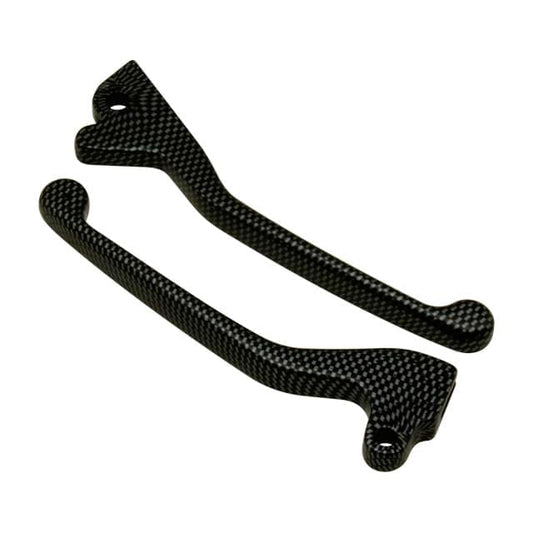 Brake levers both sides Piaggio Liberty 50/125/200 2T/4T Grimeca pump Vparts - carbon