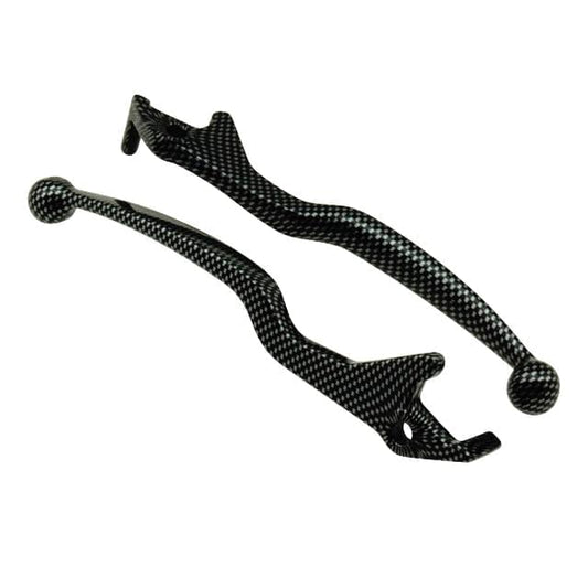 Brake levers both sides Suzuki Burgman 125/150 02-06 Vparts - carbon