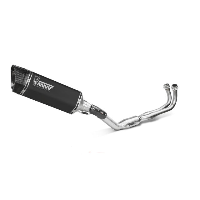 Échappement Yamaha T-Max 560 22-23 2x1 SR-1 MiVV - titane noir, embout carbone