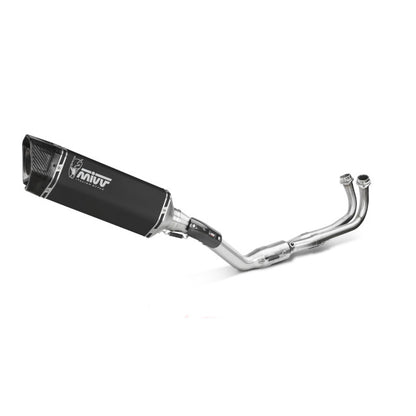 Échappement Yamaha T-Max 560 22-23 2x1 SR-1 MiVV - titane noir, embout carbone