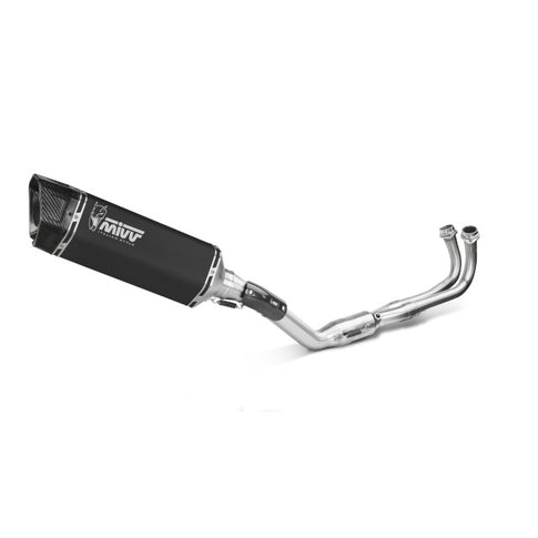 Échappement Yamaha T-Max 560 22-23 2x1 SR-1 MiVV - titane noir, embout carbone