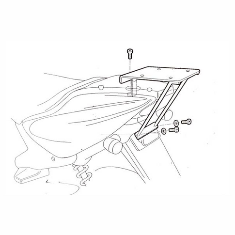Fijaciones Top Master Yamaha Aerox 50 97-08 Shad Y0A57T