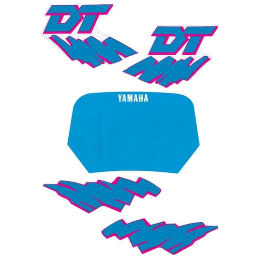 Kit de autocolantes Yamaha DT 50 Antiga - azul