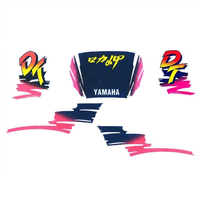 Kit pegatinas Yamaha DT 50 LC - azul YAM009