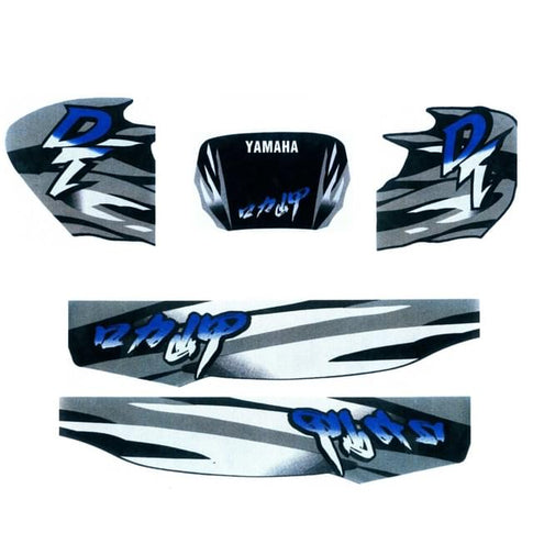 Kit pegatinas Yamaha DT 50 LC >1998 - negro YAM013