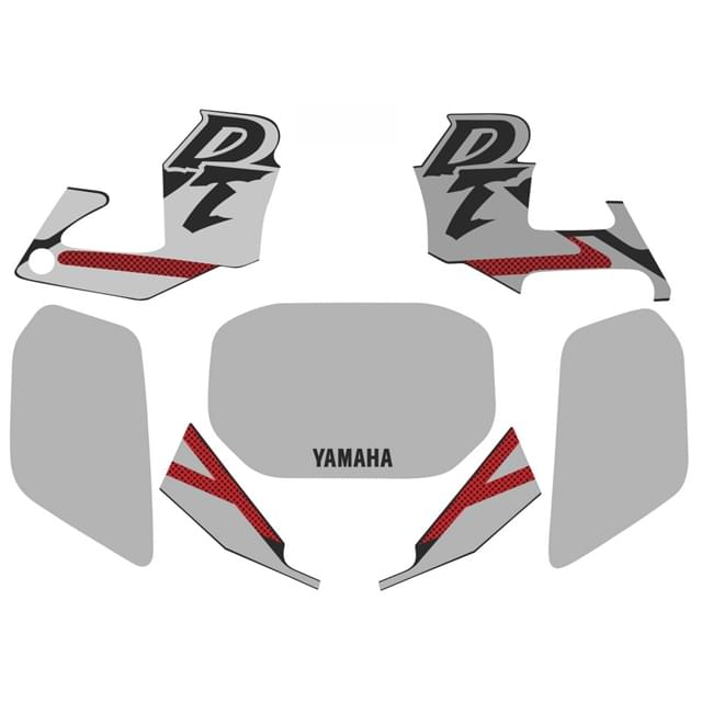 Kit pegatinas Yamaha DT 125 R - gris YAM018