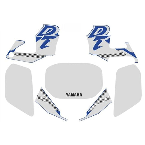 Kit pegatinas Yamaha DT 125 R Poliéster - azul YAM028
