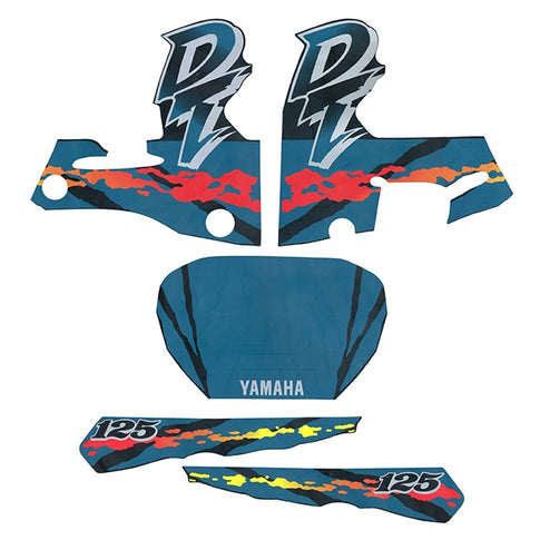 Kit pegatinas Yamaha DT 125 R - verde YAM022
