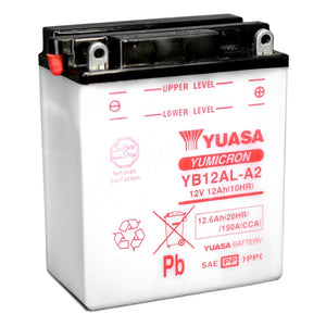 Batería YB12AL-A2 Yuasa con ácido YB12AL-A2