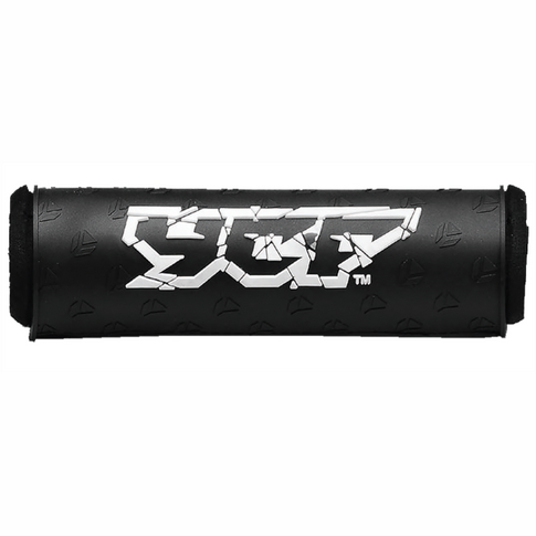 Handlebar protector with Pitbike YCF 3D logo L=195mm - Black