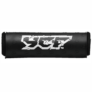 Handlebar protector with Pitbike YCF 3D logo L=195mm - Black