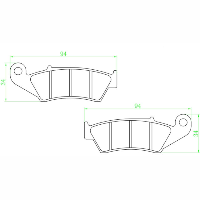 Plaquettes de frein avant Pitbike YCF Factory >16 / Bigy >17