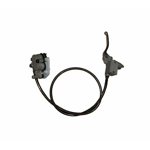 Complete front brake 2 pistons L.1080mm Ø10/Ø10 Pitbike YCF