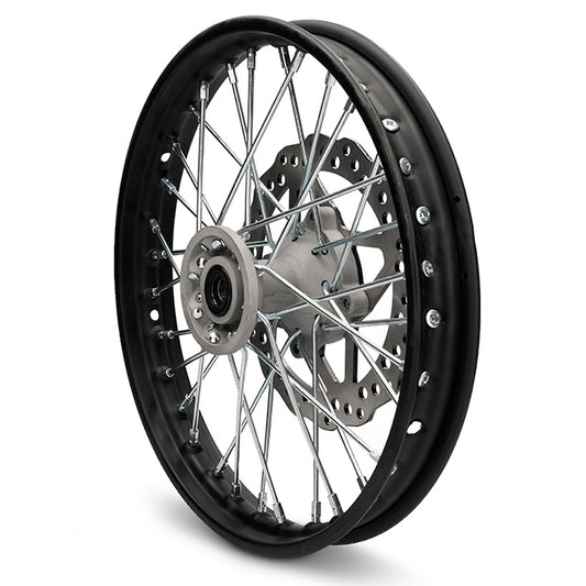 Llanta delantera 1.4x14 con disco Pitbike YCF >2021 YC110-0601-30-BK