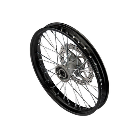 Llanta delantera acero completa 1.60x17" Pitbike YCF Bigy SM YC110-0601-39-BK