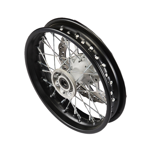Llanta delantera acero completa 1.85x12" Pitbike YCF SM YC110-06017