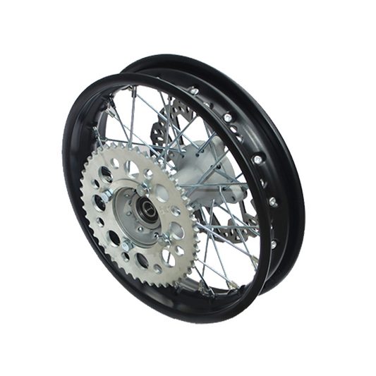 Llanta trasera acero completa 2.15x12" Pitbike YCF SM YC110-11014