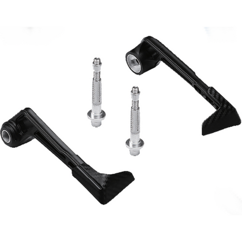 Protectores de maneta tipo Moto GP YCF - negro YC110-14-072-BK