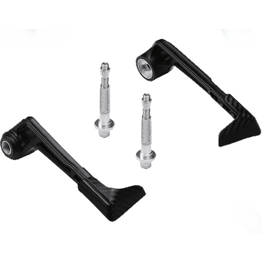 Protetores de manete tipo Moto GP YCF - preto