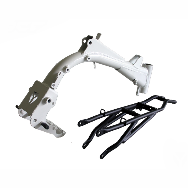Chasis completo blanco Pitbike YCF Lite F125 17-22 YC110-161-0401-WH