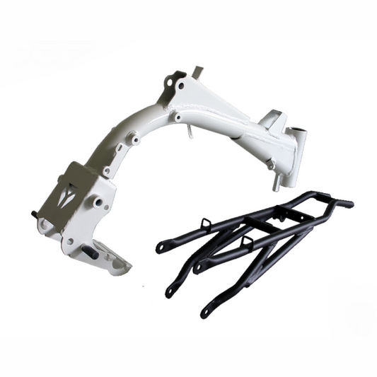 Chasis completo blanco Pitbike YCF Lite F125 17-22 YC110-161-0401-WH