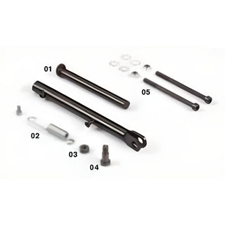 Caballete lateral regulable L=180-210mm Pitbike YCF 50A >2024