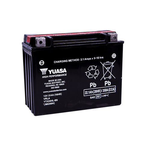 Bateria YTX24HL-BS Yuasa com ácido