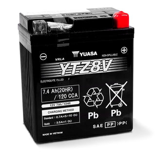 Bateria YTZ8V Yuasa pré-carregada