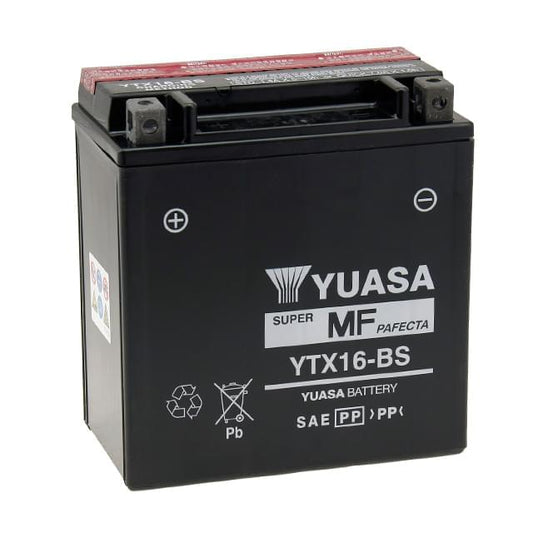 Bateria YTX16-BS Yuasa com ácido