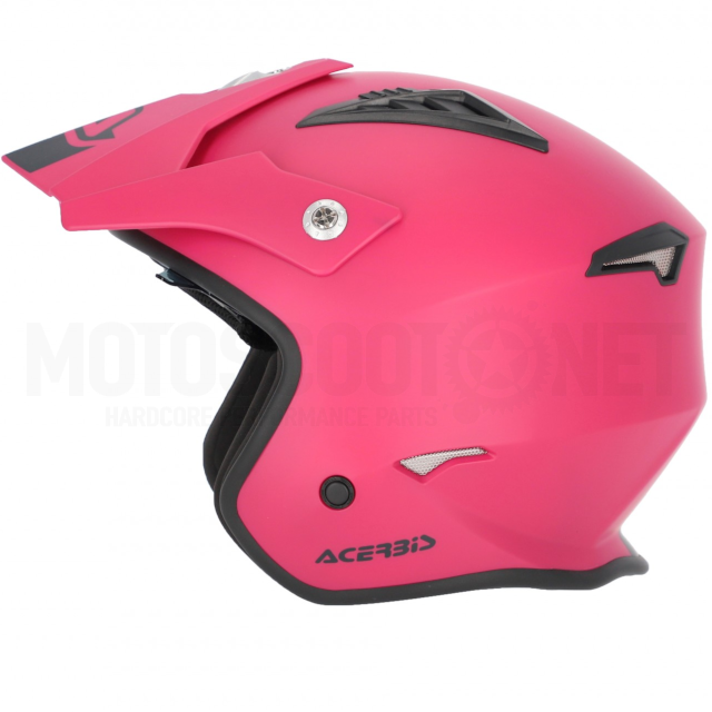 Casco Trial Acerbis Jet Aria Rosa