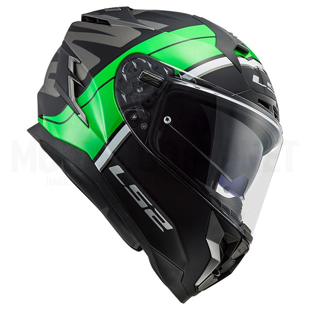 Casco Integral LS2 FF327 Challenger Randy negro mate verde Sku:A-103273560 /a/-/a-103273560_02.jpg