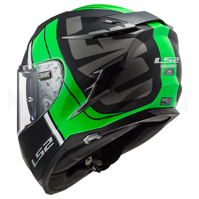 Casco Integral LS2 FF327 Challenger Randy negro mate verde Sku:A-103273560 /a/-/a-103273560_04.jpg